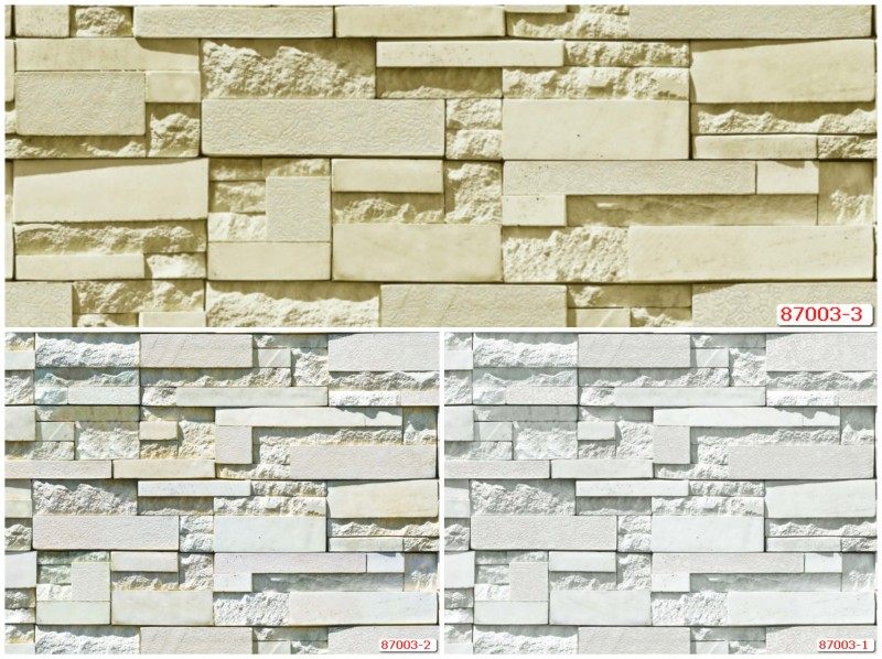 Giấy dán tường 3d giả đá tự nhiên đẹp hiện đại